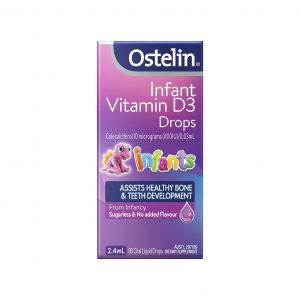 Siro Ostelin Úc bổ sung vitamin D3 phát triển cơ và xương khoẻ mạnh - 2.4ml (cho bé từ 6 tháng - 12 tuổi)