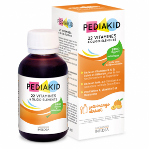 Siro Pediakid 22 Vitamines Pháp bổ sung tổng hợp 22 loại vitamin - 125ml (cho bé từ 6 tháng tuổi)