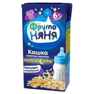 Sữa đêm Fruto Nga 200ml - Vị yến mạch (cho bé từ 6 tháng tuổi)