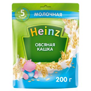 Bột ăn dặm Heinz Nga 200g – Vị yến mạch, sữa (cho bé từ 5 tháng tuổi)