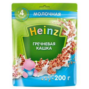 Bột ăn dặm Heinz Nga 200g – Vị kiều mạch, sữa (cho bé từ 4 tháng tuổi)