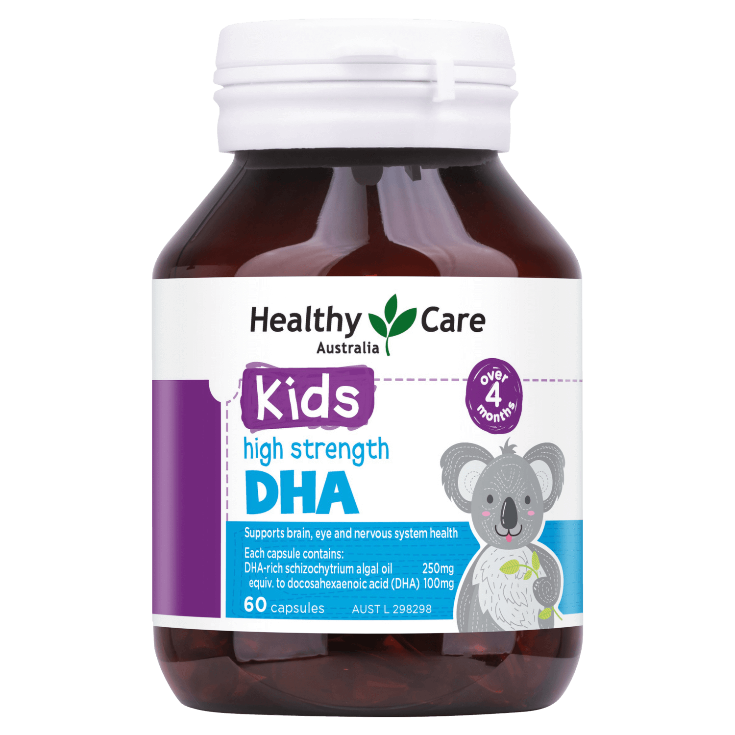 Viên uống bổ sung DHA Healthy Care Kids - 60 viên (cho bé từ 4 tháng tuổi)