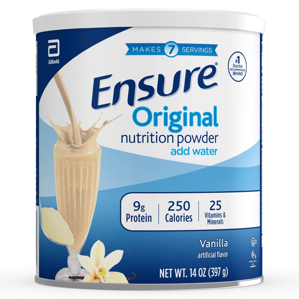 Sữa bột Ensure Mỹ 397g - Vị vani (cho người lớn)