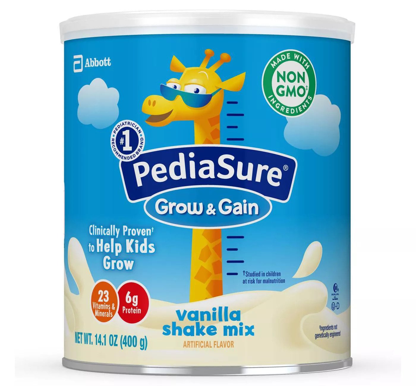 Sữa bột Pediasure Mỹ Grow & Gain 400g - Vị vani (cho bé từ 2-13 tuổi)